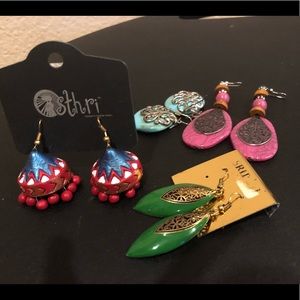 4 set of earrings